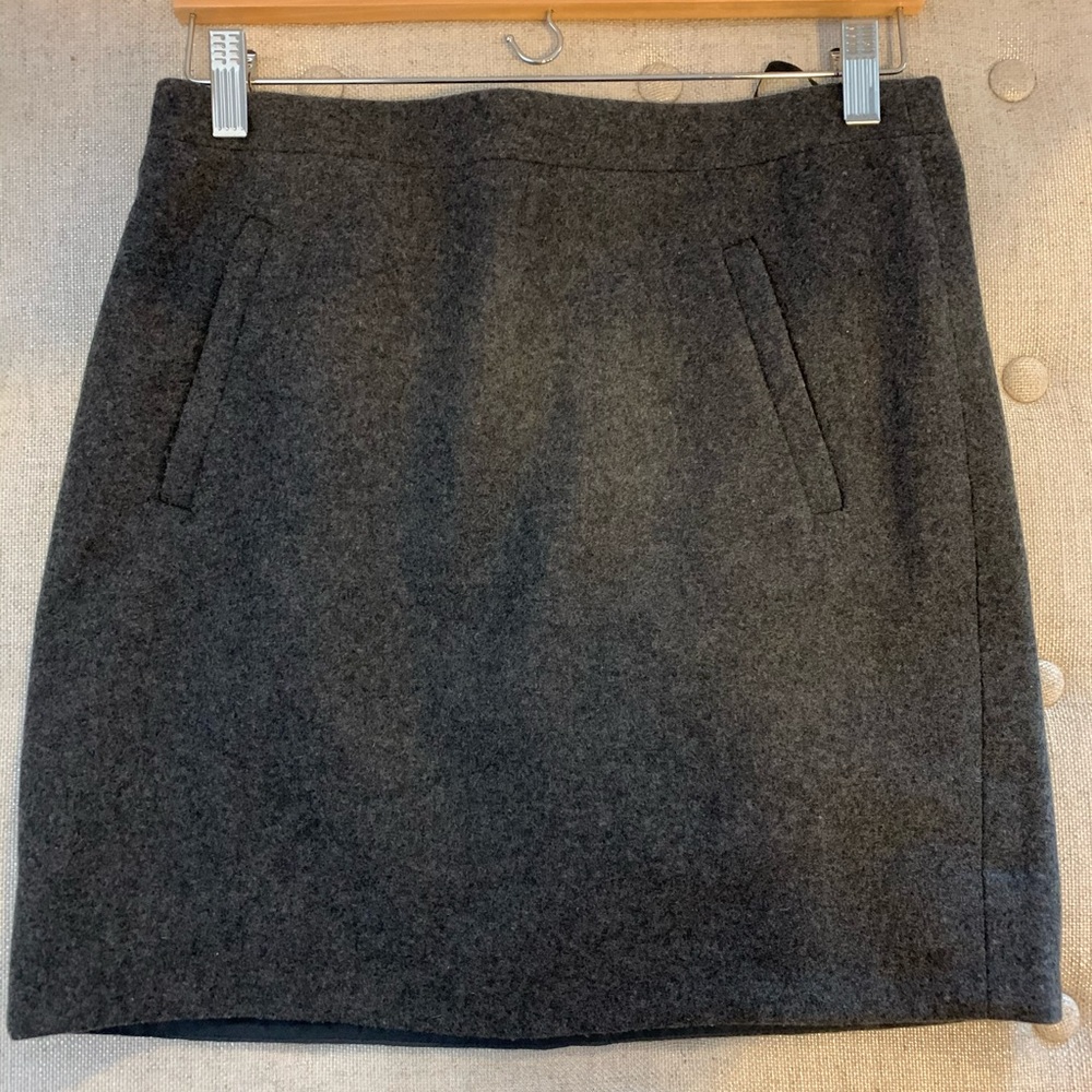J crew wool skirt